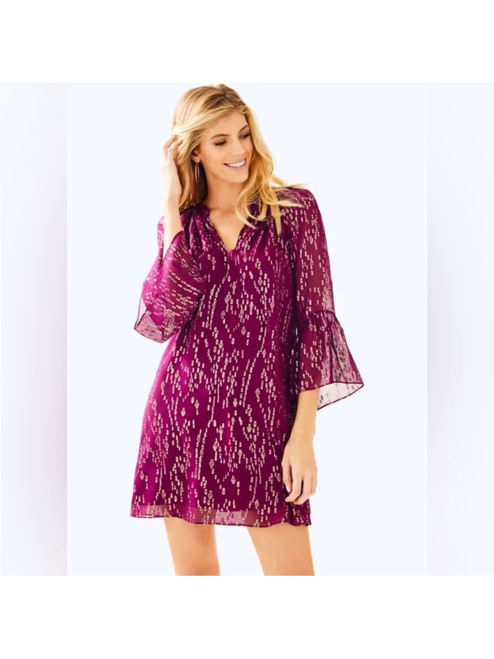 Lilly Pulitzer Matilda Silk Dress size medium NWT